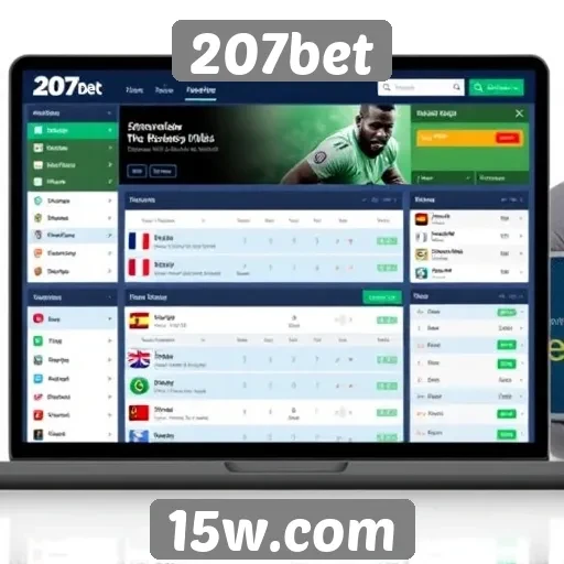 Interface do usuário do 207bet é intuitiva